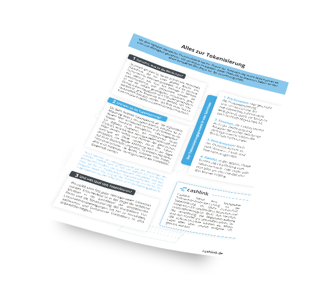 tokenisierung onepager von Tangany GmbH mockup